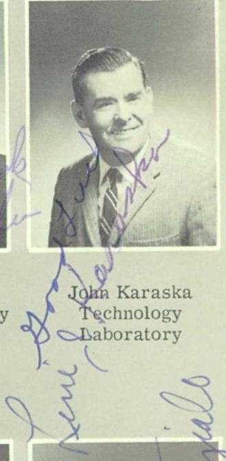 T/5 John Peter Karaska 42009944 US Army. He was born on March 23, 1915, in Newark, New Jersey he was the son of John Karaska and Anna Peroncik Karaska. At the time of his enlistment he was married to Gertrude Lillian Olmsted Karaska. John entered the US Army on August 18, 1943 in Newark New Jersey, at the age of 28. At the time of his enlistment he was 5 foot 9 inches tall weighed 150 pounds had gray eyes and brown hair. He transferred to Camp Van Dorn Mississippi into the Antitank Company of the 253rd Infantry Regiment, 63rd Infantry Division, on September 16, 1943.  He transferred in to the Medical Detachment of the 253rd Infantry Regiment on January 28, 1944. He transferred into 763rd Ordnance Company on October 2, 1944 he served with them in combat. He transferred out 763rd Ordnance Company,  63rd Infantry Division, on August 5, 1945, but was still in the 7th Army. He was discharged from the US Army on May 7, 1946. He was Awarded  the Good Conduct Medal, The American Theater of operations, the European Theater of Operations Medal ETO with 2 battle star, the World War Two Victory Medal, and the Army of Occupation Medal. He died on April 8, 1978, in Seaside Heights, New Jersey, at the age of 63.