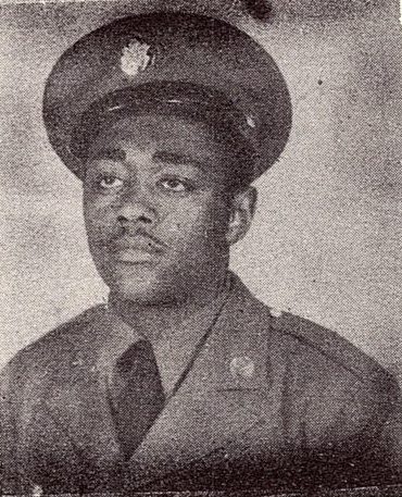 Cpl. Baby R. Anthony, US Army. He was the son of Rev. and Mrs. D. W. Anthony, Prescott, Ark., He attended McRae High school, he entering the Army in February 1940. Trained at Ft. Sill, Okla., further training at Ft. Clark, Texas and Camp Hood, Texas. He served in France (ETO), receiving the E.T.O. Ribbon with two Battle Stars. As of 1946 he was on duty in McKinney, Texas.