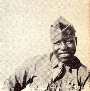 Cpl. Elii Arnold, Jr., US Army. He was the son of Mr. and Mrs. Elii Arnold, Sr., of Prescott, Ark., entered the Army in 1943. He training at Camp Robinson, Ark., further training at Camp Chaffee, Ark., and Ft. McClellan, Ala. Served in Italy, where he was still on duty in 1946.