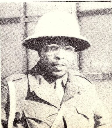 Sgt. Ataw Braggs, US Army. He was the son of Mr. and Mrs. Sam Braggs, Prescott, Ark., He entered the Army in September, 1941, trained at Ft. Riley, Kansas. Served in Italy (ETO) and Bermuda Islands. Was awarded the He was Awarded the Good Conduct Medal, American Defense Medal, The American Theater of operations, the European Theater of Operations Medal ETO, and the World War Two Victory Medal. As of 1946 he was on duty at Frederick, Okla.