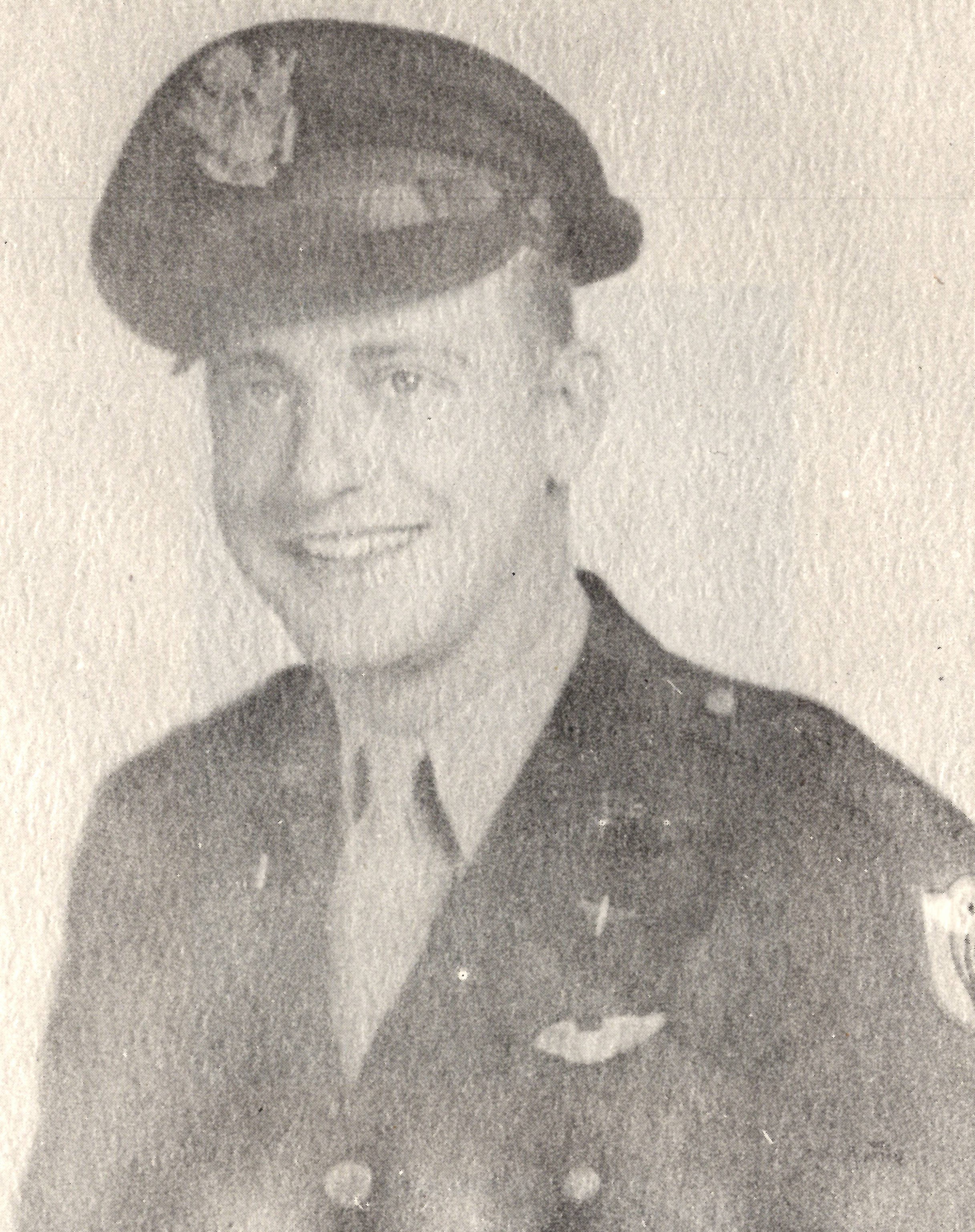 Second Lieutenant FRANKLIN C. SCHULZO-1054798, Army Air Corps KIA. He was the son of Mr. and Mrs. Frank Schulz, and husband of Dorothy Schulz, and father of, Franklin C. Schulz, Jr., of Clarkson, Nebraska. He entered the Army on September 16, 1942. He first served in the Anti—Aircraft — United States Army Air Corps. He trained at Camp Hulen, Texas; Officers Candidate School, Camp Davis, North Carolina; Fort Bliss, Texas; San Antonio, Texas; Coleman Field, Texas; Perrin Field, Sherman, Texas; Ellington Field, Houston, Texas. Received commission, April 15, 1943; received wings, June, 1944 and was transferred to March Field, California. He embarked for the Asiatic—Pacific Theater of Operations in March, 1945. He served in the operated from New Guinea and Samar, Philippines. He flew with 394th Bomber Squadron, 5th Bomber Group, Heavy. He was Killed in Action, June 17, 1945. He was awarded the Purple Heart Medal (PHM), Air Medal, the Asiatic—Pacific Theatre of Operations, the American Theater of Operations Medal, and the World War Two Victory Medal.