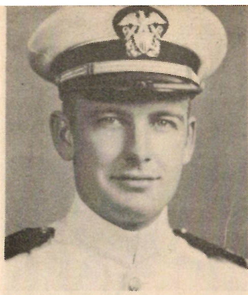 Ensign Henry M. Amlin, US Navy. He was the son of Mr. and Mrs. H. M. Amlin, of Denton Texas, He Graduate of NTSTC UNIVERSITY OF NORTH TEXAS UNT. He entered the service August 1943. He attended Columbia University. He was transferred to Harvard. As of 1946 he was serving in the Pacific (PTO).