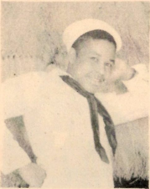 STEWARD’S MATE, First Class Marvin Love 8402798, US Navy. He was the son of Mrs. Lottie Love. He was the brother of and Private First Class. Otis L. Love, and Corporal Medearo Love. Marvin entered the Navy in April 20, 1943. He trained at Treasure Island, Cal; served in Honolulu, Midway and Okinawa (PTO). USS Regulus AK 14,(Pasanger) served on the  USS Bushnell AS 15.