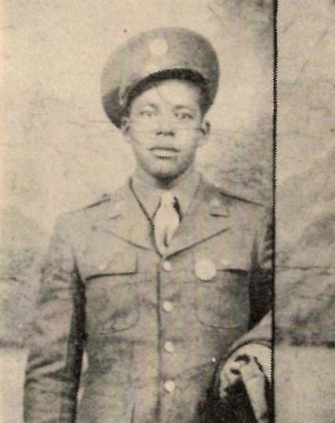 Corporal Medearo Love, . He was born in 1926, the son of Mrs. Lottie Love. He was the brother of STEWARD’S MATE, First Class Marvin Love and Private First Class. Otis L. Love. Medearo entered the Army in October, 1942, traincd at McCallen Field, California ; served on Guam. Awarded Asiatic Pacific Ribbon 