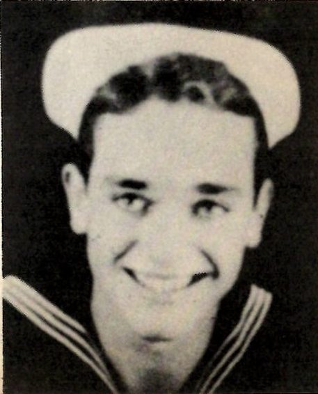 AVT 2/c Eugene Poindexter Gimble, 3577030 US Navy. He was the son of Mr. and Mrs. J. F. Gimble, and the brother of Private Johnny Paul Gimble, Private Johnny Paul Gimble, and Francis Gimble McAdams, WASP. Eugene graduated at Tyler HIGH SCHOOL Entered Navy in March, 1943, trained in United States. Served aboard USS Wasp Carrier in Pacific Theater. Awarded Asiatic-Pacific campaign medal with one Battle Stars, American campaign medal, and the World War Two Victory Medal. 