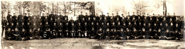 Headquarters Company 137th Infantry Regiment 35th Infantry Division ...