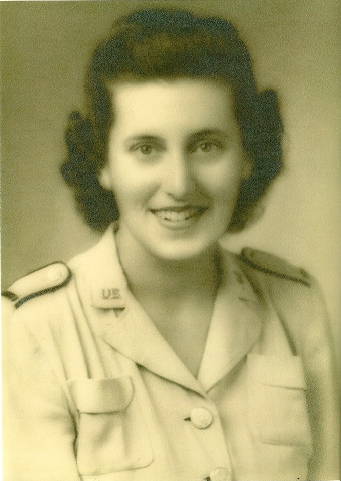 1st lieutenant Louise Marie Betcher Waller N - 775063 was born on January 5, 1918, in Red Wing, Minnesota, the daughter of Louis John Henry and Sabina Henrietta Bertha.  She graduated from nursing school in 1941 and in 1943 she enlisted in the Army Nurse Corps, around the age of 25. She had her basic training at Camp Kilmer, New Jersey and Camp Haan, CA. She shipped out for Schofield Barracks Hospital in Hawaii with the 219th General Hospital where she served from 1944 until 1945. After the war she was assigned to the new VA Hospital in Memphis, TN. She met Sergeant Curtis Duke Waller at the hospital. On November 8, 1947 they were marred at the hospital chapel at the VA. She was discharged in February 1946, She died on October 2, 2005, at the age of 87.