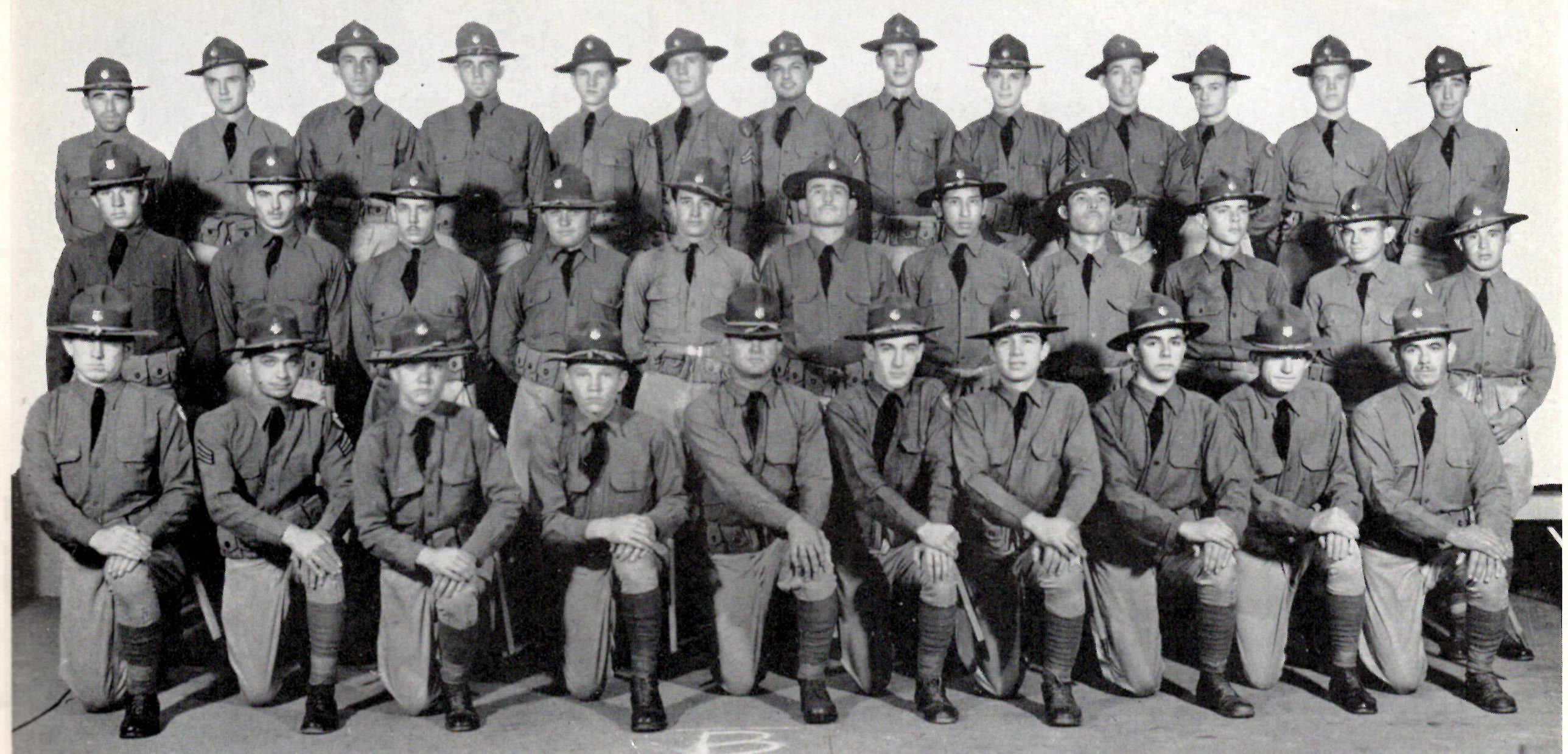 Company A 141st Infantry Regiment 36th Infantry Division - 1940