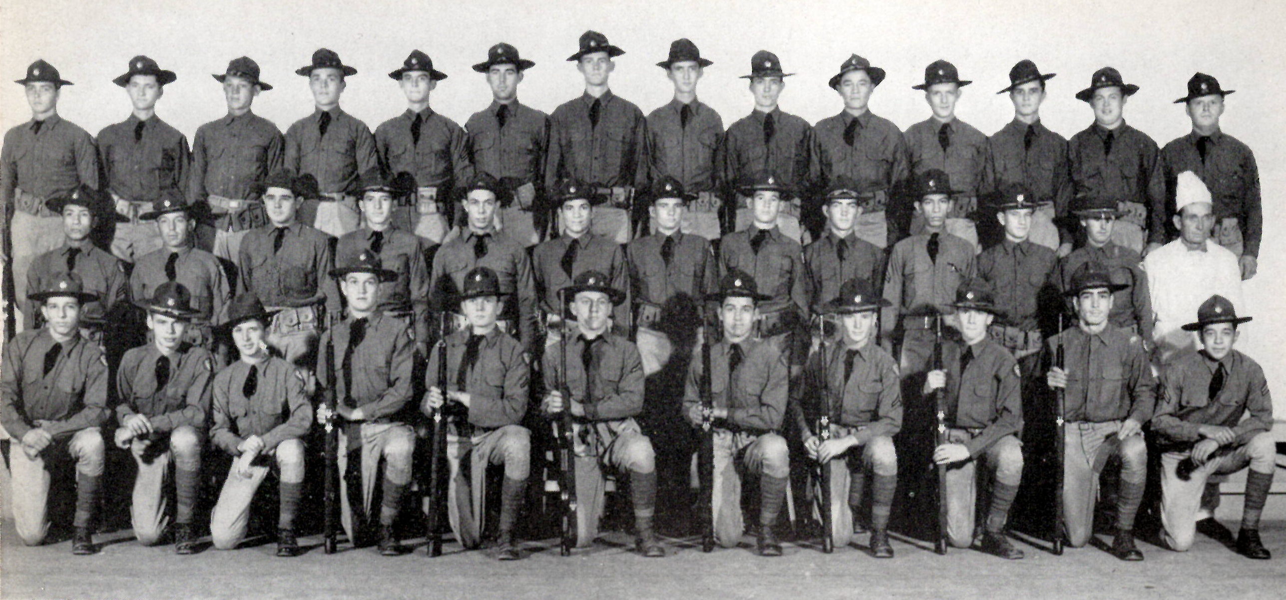Company C 141st Infantry Regiment 36th Infantry Division - 1940