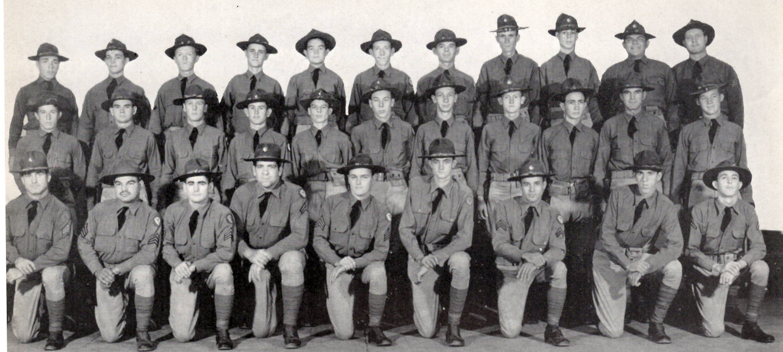 Company D 141st Infantry Regiment 36th Infantry Division - 1940