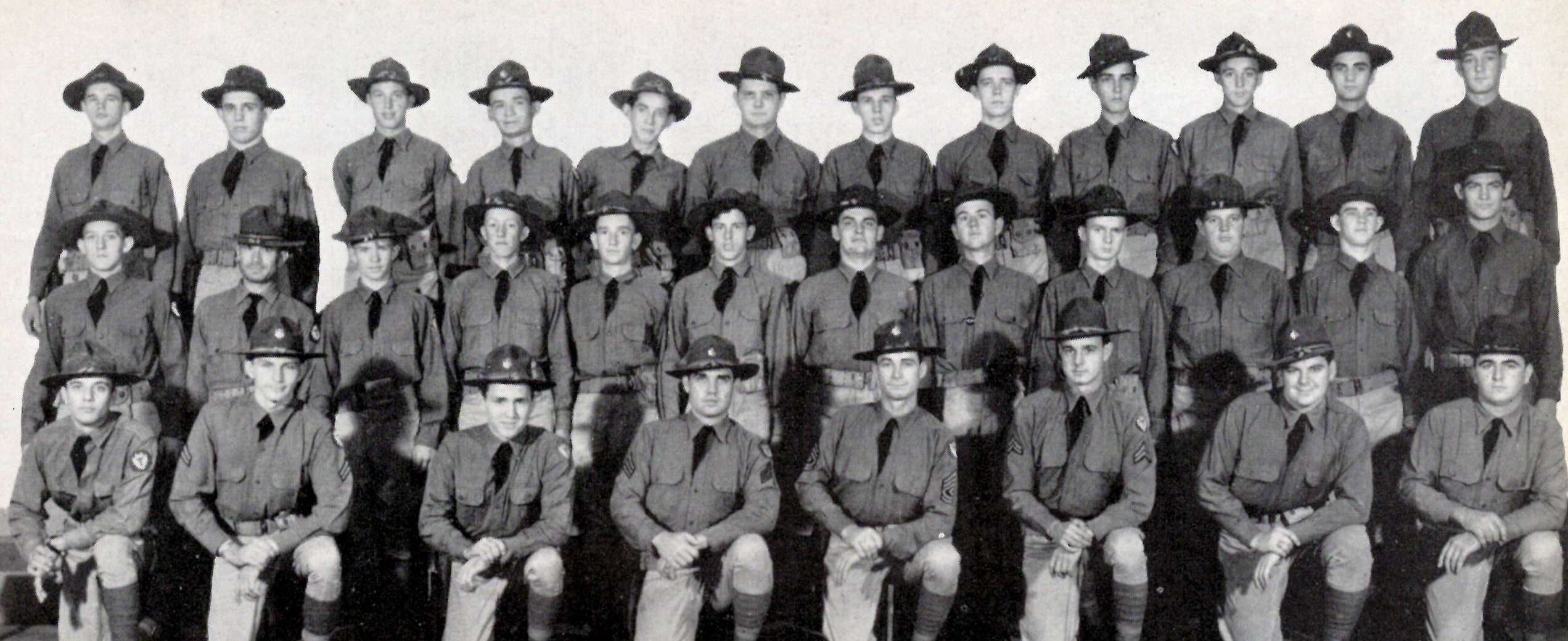 Company D 141st Infantry Regiment 36th Infantry Division - 1940