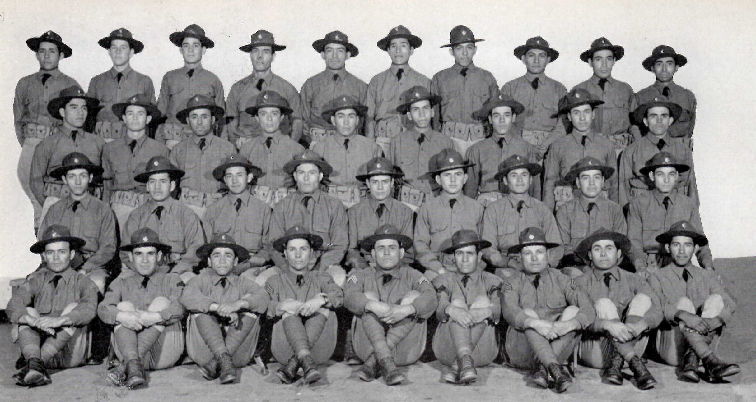 Company E 141st Infantry Regiment 36th Infantry Division - 1940