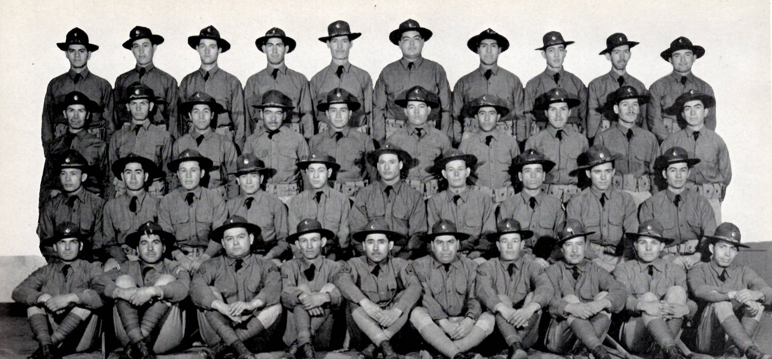 Company E 141st Infantry Regiment 36th Infantry Division - 1940