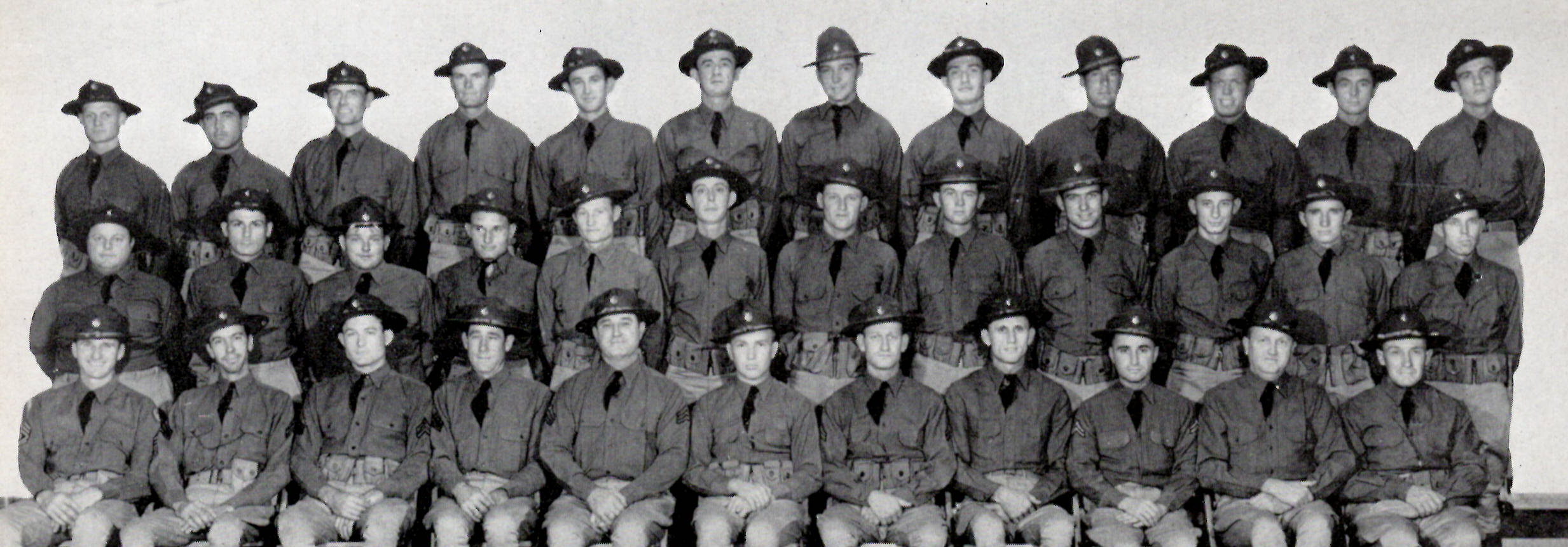 Company F 141st Infantry Regiment 36th Infantry Division - 1940