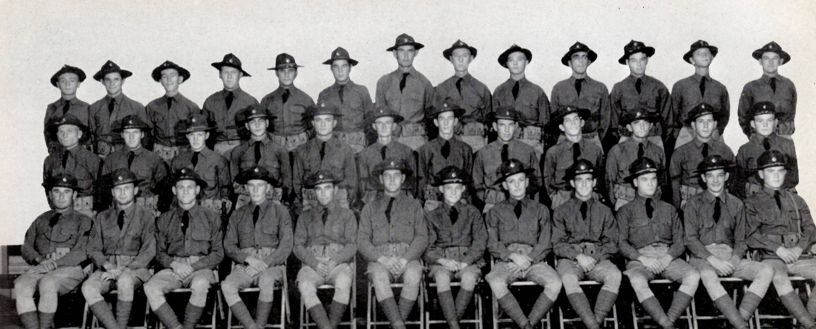 Company F 141st Infantry Regiment 36th Infantry Division - 1940