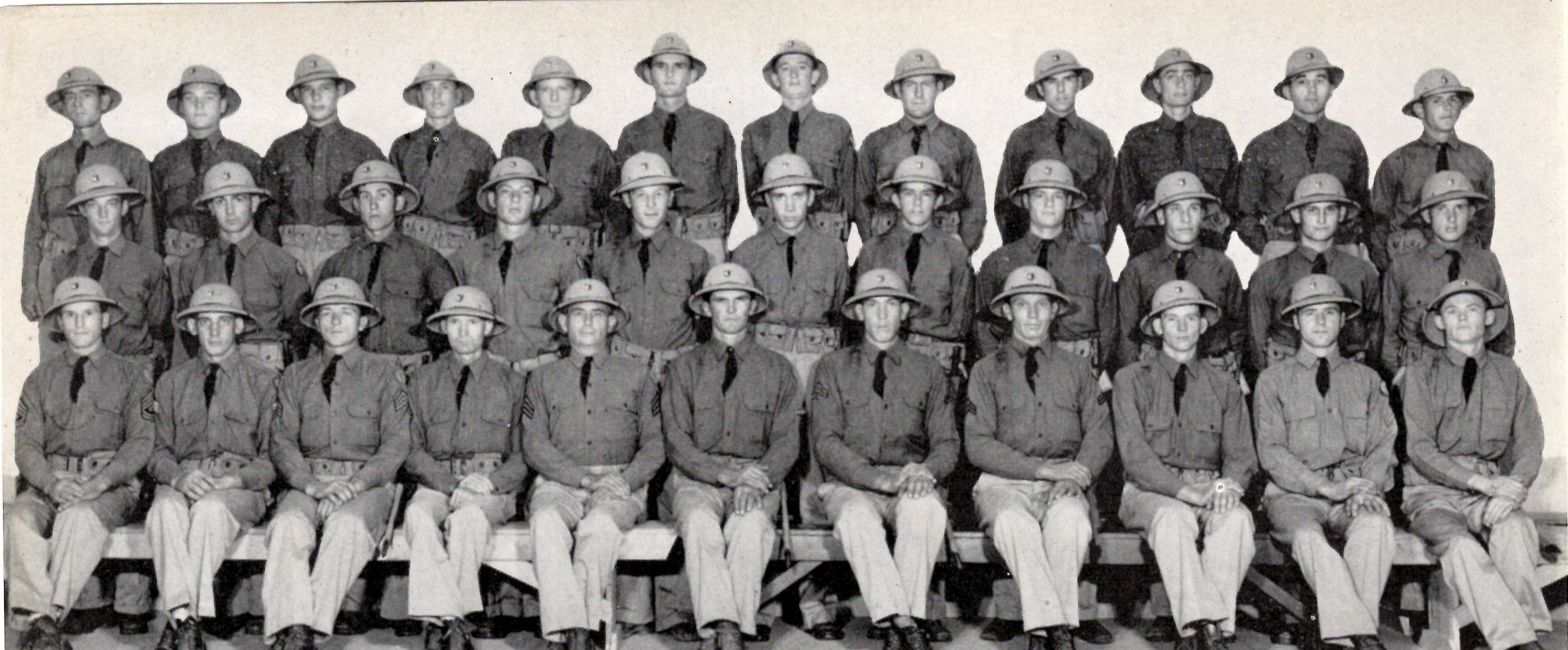 Company K 141st Infantry Regiment 36th Infantry Division - 1940