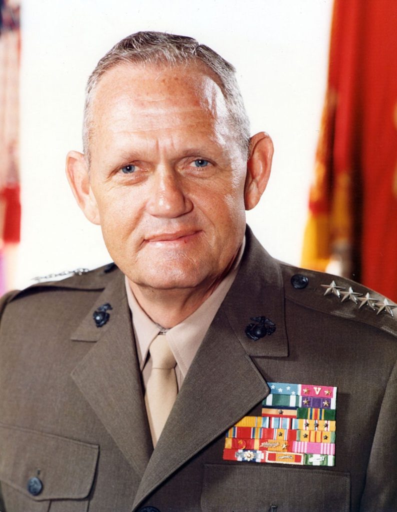 Wilson Louis Hugh Jr., General USMC Medal of Honor and Commandant of