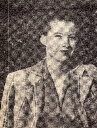 Cadet Nurse Nelda Fay Baker. She was the daughter of Mr, and Mrs. W. A. Baker, of Georgetown Texas. She attended Georgetown High School. She entered the Cadet Nurse Corps in 1944, trained at Jefferson Davis Hospital, in Houston, Texas.