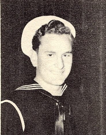 S 2/c Adolf A. Grieger US Navy. He was the son of Mr. and Mrs. F. C. Grieger, of Taylor Texas, and the brother of PFC Elias R. Grieger. Adolf attended Taylor High School. He entered the Navy, in 1945, trained in San Diego and Nevada. He was awarded the American Campaign Medal, and the World War Two Victory Medal. 