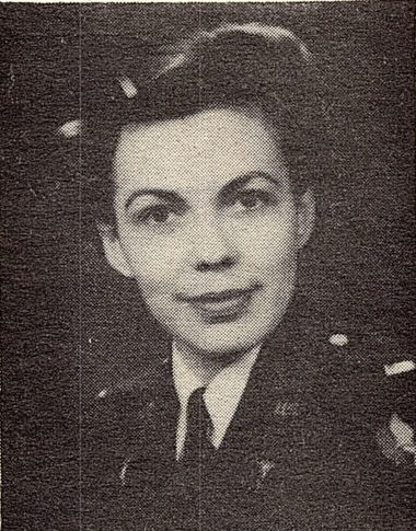 Captain Margaret A. Richey US Army Air Corps flight nurse WAC. She was the daughter of Mrs. Evie Richey, of Georgetown Texas. She was a graduate of Hendrix Memorial Hospital, of Abilene. She entered the Army in 1941, trained at Bowman Field, Ky., flight nurse course. She served in the South Pacific, Solomon Campaign and the United States. She was awarded the Air Medal with 4 Oak Leaf Clusters, The American Campaign Medal, the Asiatic Pacific Campaign Medal (PTO), and the World War Two Victory Medal and flight nurse wings.