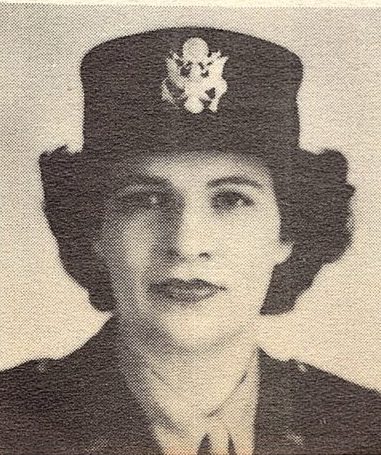 2nd Lt. Arline C. Schonerstedt, A-810581 US Army WAC. She was born in July 12, 1913 the daughter of Otto Alvin Schonerstedt, and Annie Malinda Schonerstedt, of Georgetown Texas. She was also was the sister of Sgt. Frederick Paul Schonerstedt 348035 KIA. Arline, graduate of NTSTC now University of North Texas UNT. He entered the WACs, on September 19, 1943, she trained at Fort Oglethorpe, Ga. She served in Australia and New Guinea. She was discharged in 1946. She married Paul on Feb. 9 1946. She died on November 29 1998 in Maquoketa Iowa.