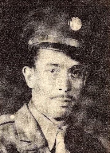 T/Sgt. Herbert L. Holt US Army. He was the, nephew of Mrs. M. C. May, of Taylor Texas. He was the husband of Gertrude Robinson, he graduate on Blackshear High School. He entered the Army, on 1942, he trained at Camp Lee, Va. He Served in the ETO. He was awarded ATO, Victory, ETO Medal with Bronze Stars, and Good Conduct Ribbons. She was discharged in 1945.