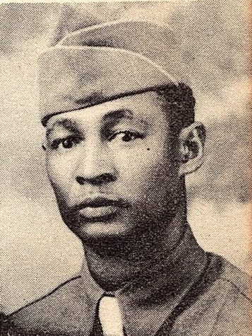 1st Sgt. Leroy Houston, son of Mr. and Mrs. Frank Houston, Taylor, husband of Thomye Ricks, he attended Prairie View College. He entered the Army, 1934, trained in Arizona, Texas, Alabama and S. Carolina. Awarded Good Conduct Medal.