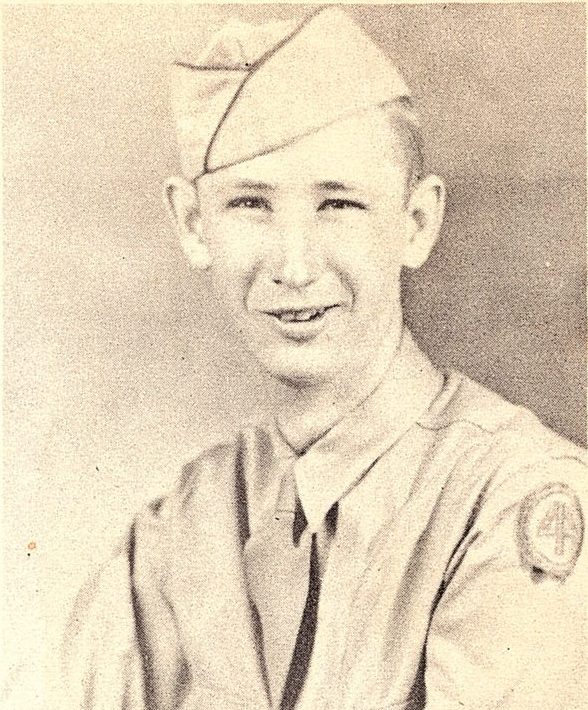 Private First Class WILLIAM R, ISENOGLE 35725009 U. S. Army. He was born in 1924. He entered the service; in February 18, 1943, around the age of 18. He trained at Fort Lewis, Washington; Camp Phillips, Kansas and the European Theater of Operations with the 44th Infantry Division. He was awarded the American Theater Ribbon; European-African Middle Eastern Theater Ribbon with three Bronze Stars; the Good Conduct Medal; World War Two Victory Medal. He was discharged; on November 17, 1945.