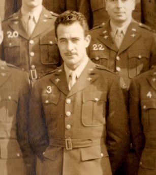 2nd Lt. Gilbert Roland O-573158 AKA Luis Antonio Dámaso de Alonso, Army Air Corps. He was born on December 11, 1905 in Ciudad Juárez, Chihuahua, Mexico Roland and his family fled Mexico to Texas. He lived in Texas until he was 14 when he hopped on a freight train and went to Hollywood. After arriving there, he found menial jobs and slept in a Catholic church. He often lost those jobs because he spent time working as an extra in films. He chose his screen name by combining the names of his favorite actors, John Gilbert and Ruth Roland. He served in SQUADRON IV FLIGHT 16 of HEADQUARTERS AIR INTELLIGENCE SCHOOL Army Air Forces Technical Training Command Harrisburg, Pennsylvania EIGHTH COMBAT INTELLIGENCE COURSE (Second Phase). By the time he entered the US Army Air Force he had allready acted in 45 things. After the war he would return to Hollywood and was nominated twice for a Golden Globe Award, for his roles in The Bad and the Beautiful (1952) and Cheyenne Autumn (1964). For his contributions to the motion picture industry, Gilbert Roland has a star on the Hollywood Walk of Fame. He died on May 15, 1994 at the age of 88 in Beverly Hills, California.