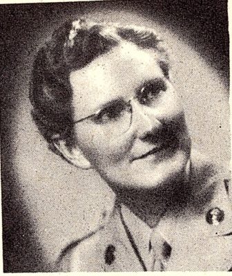 Pfc. Lulu A. Coup, US Army WAC. She was the daughter of Mr. and Mrs. C. S. Troth. She attended Western State College. She entered the WACs in Dec., 1943; trained in Fort Des Moines, Iowa, Governors Island and New ;York and Ft. Dix, N. J.; awarded Good Conduct Medal ; was discharged in Aug., 1945.