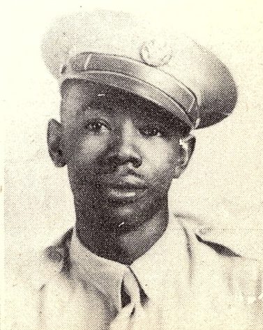 WILLIAMS, JIMMIE L. Sgt. Jimmie L. Williams, .foster son of Mrs. Fannie Cornelius, husband of Mae McDowell, attended Rotan Col. School. Entered Army, 1943, trained in S. C. Served in Europe. A warded GCM and 3 Battle Stars. Discharged in 1945. 