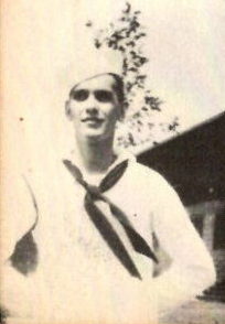 S 1/c Donald B. Berry, US Navy. He was the son of Mr. and Mrs. L. L. Berry, and the brother of Ensign Dorothy Lynn Berry of Gilmer Texas. S1c Berry, attended Texas A&M. He entered the Navy in 1945, and trained at Great Lakes and Chicago, Ill., Gulfport, Miss. and Corpus Christi Texas.