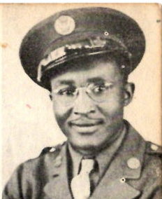 Pfc. John Albert Adams, son of Mr. and Mrs. Louis Adams, Gilmer, husband of M. L. King Adams, graduate of Valley View High. Entered Army in 1942, trained at Bois, Idaho. Served in Burbank and Riverside, Cal., Tucson, and Ft. Huachuca, Ariz. Discharged in 1946.