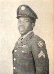 T/5 John D. Bowens, US Army. He was the son of Mr. and Mrs. John Bowens, Gilmer, attended Bruce School. Entered the US Army in 1943, trained at Camp Plauche, La.; Norfolk, Va.; Camp Wolters, Texas; Camp Kilmer, N. J . Served in England and France. Awarded ETO Ribbon with 2 Battle Stars, GC and Sharpshooter Medals, Victory Ribbon.