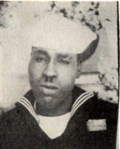 S 2/ c Horace Brown, US Navy. He was the son of Mrs. Ruthie J. Brown, Gilmer, husband of Hulean Freeman, attended New Mt . He entered Seabees in 1943, trained at Camp Shoemaker, Cal. Served in Hawaii, Philippines, Okinawa, and Japan. Awarded A-P Ribbon with 4 Battle Stars and Philippine Liberation Ribbon. He was discharged in 1945.