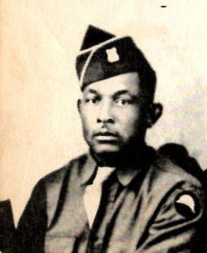 PFC Willie D. Darden, son of Mr. and Mrs. A. J. Darden, of Gilmer, Texas. He attended New Mountain School. He entered the US Army in 1943, trained at Camp Wolters, Tex., Fort. Huachuca, Ariz., Louisiana and California. He served in the 93rd Infantry Division, he served in Bismarck, New Guinea and Solomons. He was awarded the PTO medal with 3 Bronze Stars, and Victory Ribbons. He was discharged in 1945.