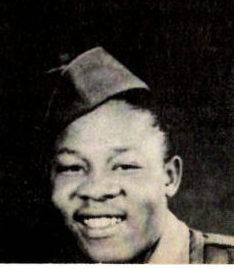 Sgt. George W. Davis, US Army Air Force. He was the son of Mr. and Mrs. Esau Davis, of Gilmer, Texas. He attended Valley View High. He entered the US Army Air Corps in 1943, trained at Camp Wolters, Texas, Keesler Field, Miss., Drew Field, Fla. Served in Saipan, Okinawa and the Marianas (PTO).