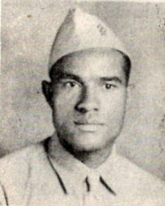 Pvt. Jeff Fort, USMC. He was the son of Mrs. Lula Fort, of Gilmer Texas. He was the husband of Vines Fort, He attended Bethlehem School. He entered the Marines in 1943, trained in Hawaii PTO. He was discharged in 1945.