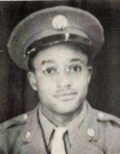 Pfc. George L. Lewis, US Army. He was the son of Mr. and Mrs. Almond Lewis, and brother of Pfc. Almond Aubrey Lewis of Gilmer, Texas. George attended Paul Quinn College. He entered the Army in 1942, he trained at Eglin Field, Fla. Served in England, France, Germany. Awarded the ETO Medal with 1 Bronze Star, Good Conduct Medal and the Victory Ribbons. He was discharged in 1945.