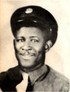 Cpl. Benjamin F. Johnson, US Army. He was the son of Mr. and Mrs. Geo. W. Johnson, of Gilmer, Texas. He graduated from Bruce High School. He entered the Army in 1943, trained at Camp Wolters and Eglie Field. He served in the USA. Awarded the Good Conduct Medal and Rifle Marksman Medal.