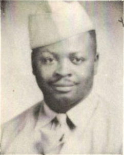 S/ Sgt. Rollie L. Jones, US Army. He was the son of Mrs. Bessie Jones of Gilmer Texas. He was the husband of Aleen Wright. He attended Texas College. He entered the army in 1942, trained at Camp Atterbury, Ind. and South Carolina. He served in the ETO. He was awarded the Victory medal, the European theater Medal, American theater Medal and the Good Conduct Medal. He was discharged in 1945.