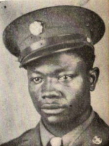 Cpl. Eckie Tupson, US Army. He was the son of Mr. and Mrs. Willie Tunson, and brother of Pvt. Coddie Tunson, Gilmer, Texas. He attended New Mt. High School. He entered the Army, in 1943, trained at Camp Rucker, Ala. and North Carolina. He served in PTO. He was awarded the Good Conduct medal, the PTO Medal and was discharged in 1946.