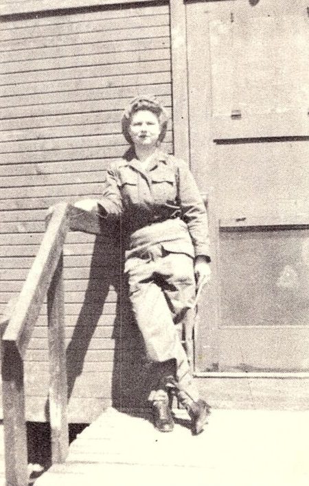 Private First Class WANDA ALENE BUTLER US Army WAC. She was from Munday, Texas. She entered the US Army on September 7, 1944. She trained at Camp Oglethorpe, Georgia; Cleveland, Ohio. She was discharged on September 17, 1945 in Cleveland, Ohio, after 12 months, and 10 days of service. As of 1947 she her occupation was Clerk.