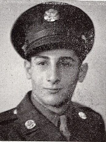 Private RUDOLPH J. SQUILLANTE 42138294, US Army. He was born April 10, 1926, at Long Branch, N. J., He was the son of Mr. and Mrs. Anthony Squillante, and the brother of Private First Class, CARMEN SQUILLANTE KIA, Sergeant ANTHONY SQUILLANTE, JR. 32401283, and Corporal SAMUEL C. SQUILLANTE 32970080. He attended High School and was employed as a pneumatic riveter by the Republic Aircraft Corporation prior to his induction into the U. S. Army on June 27, 1944. After training he went overseas to the European Theatre of Operations. With the 28th Infantry Division, Battery A, 229th Field Artillery Battalion, Private Squillante participated in the Campaigns of Central Europe and the Rhineland. Upon returning to the United States he was stationed with the 37th Field Artillery Division at Fort Swift, Texas. His Awards include: the European-African-Middle-Eastern Campaign Medal, the American Campaign Medal, the Good Conduct Medal and the