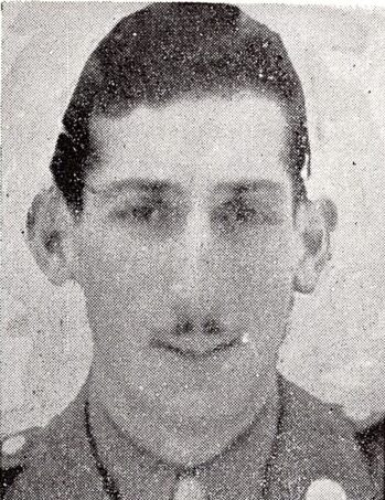 Sergeant ANTHONY SQUILLANTE, JR. 32401283, US Army son of Mr. and Mrs. Anthony Squillante, Sr., He was born on April 9, 1920 in Long Branch, N J. He attended Bay Shore High School and was inducted into the U. S. Army on July 21, 1942, at the age of 22. He was attached to the 349th Infantry, he served as a mechanic at Camp Gruber, Okla., and then as a member of the 88th Infantry Division Blue Devil Division in the Naples-Foggia Campaign in Northern Italy. He was awarded the Mediterranean Ribbon with Three Battle Stars, the Infantry Combat Medal Badge, the E.A.M.E. Campaign Medal, the American Campaign Medal, the Good Conduct Medal and the World War II Victory Medal. On November 22, 1945 he was discharged.